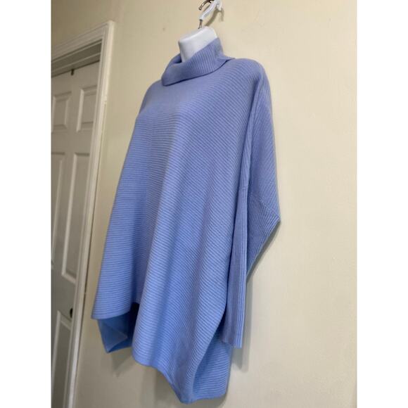 Bat Wing Sleeve Turtleneck Tunic Sweater - Picture 2 of 12